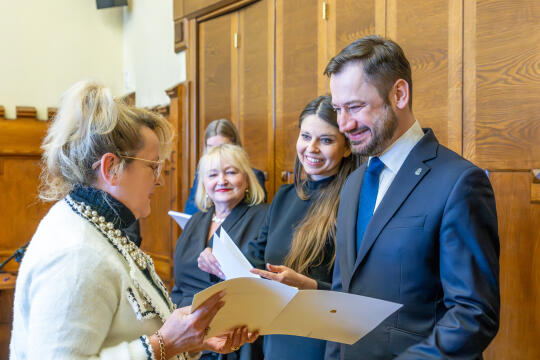Miszalski, Klaman, Drabik Rada Krakowskich Seniorów, pożegnanie, zdjęcia