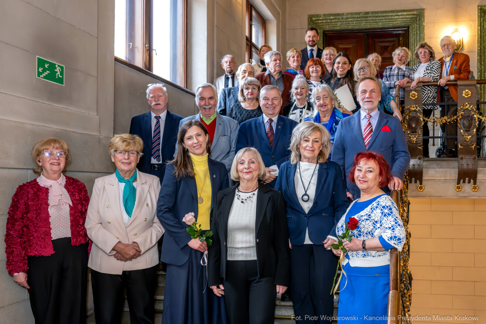 Miszalski, Klaman, Drabik Rada Krakowskich Seniorów, powitanie, V kadencja, zdjęcia  Autor: Piotr Wojnarowski