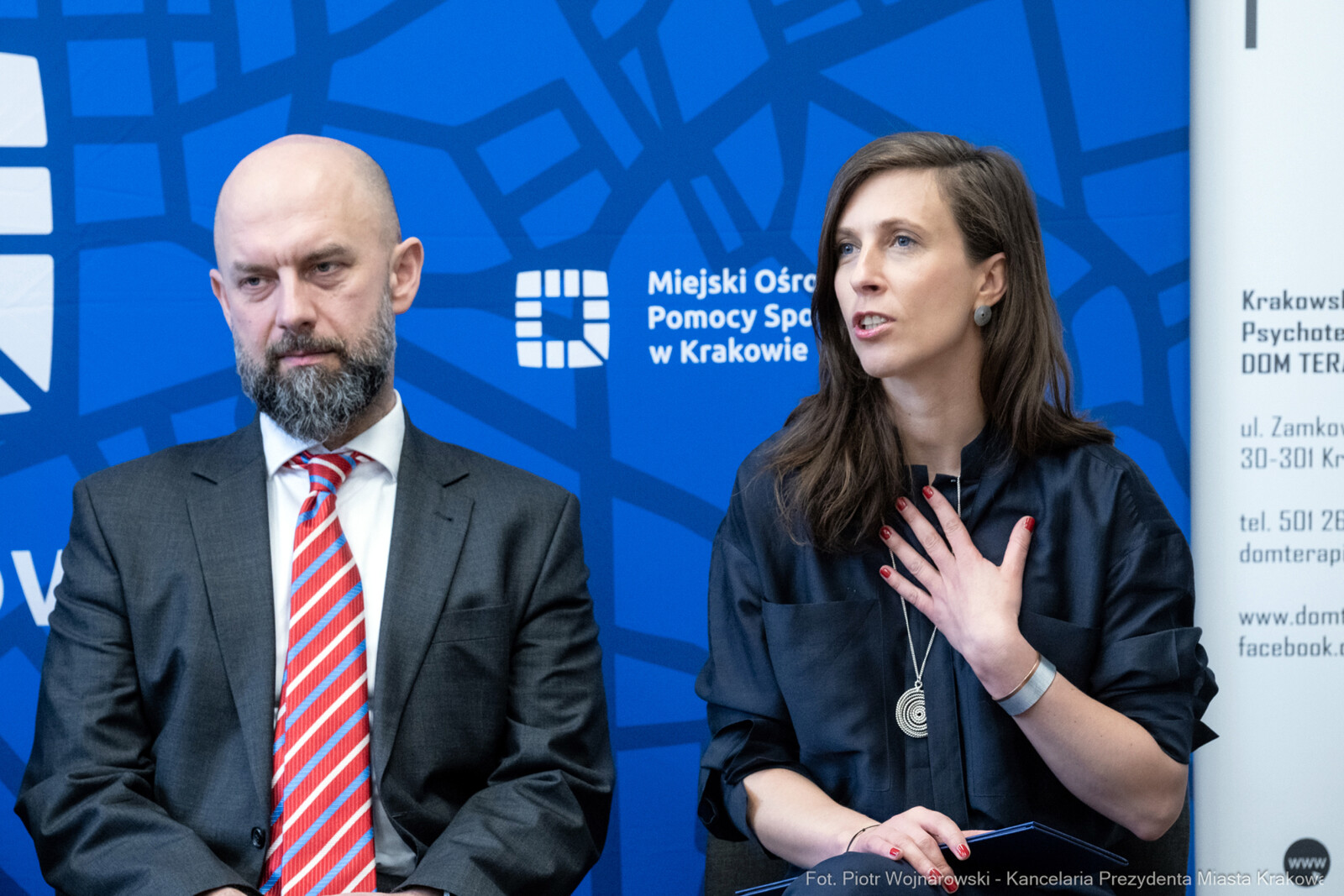 Klaman, Drabik, otwarcie, Centrum dla Rodzin, Krakowiaków, zdjęcia  Autor: Piotr Wojnarowski