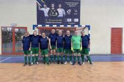 Uczestnicy przed meczem