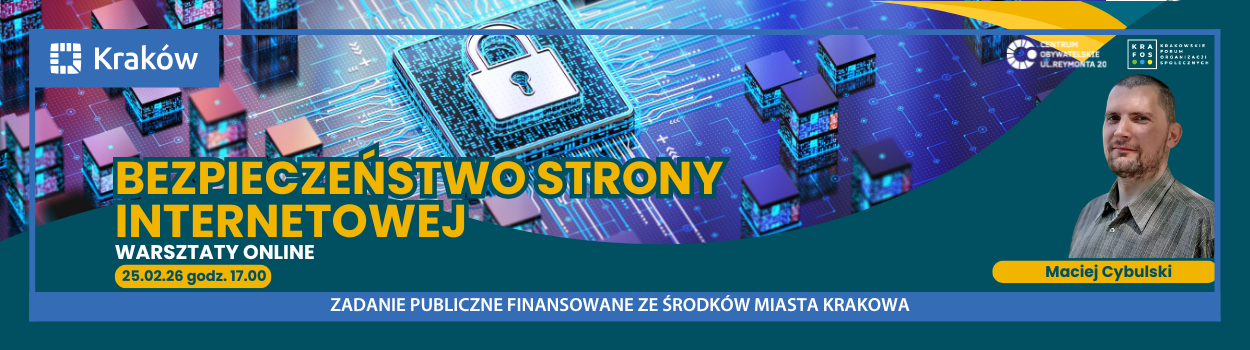 WARSZTATY ONLINE – Bezpieczeństwo strony internetowej