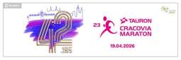 Logo: 23. CRACOVIA MARATON