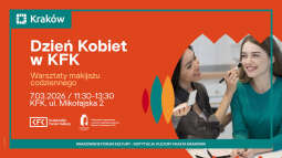 Logo: Dzień kobiet w KFK, Warsztaty makijażu codziennego/ Women’s Day at KFK, Everyday Makeup Workshop