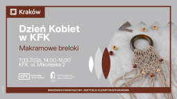 Logo: Dzień kobiet w KFK, Makramowe breloki/ Women’s Day at KFK, Macramé Keychains