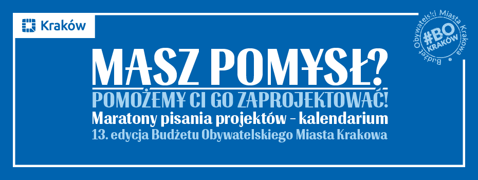 Kalendarium Maratonów Pisania Projektów w 13. edycji BO