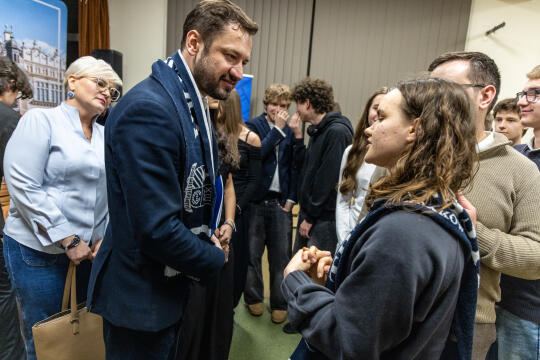 Ławka Dialogu, Miszalski, Sęk, Kracik, Klaman, spotkanie, Bronowice, Zdjęcia, foto,