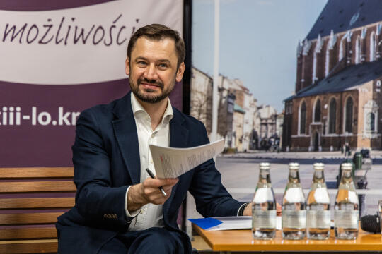 Ławka Dialogu, Miszalski, Sęk, Kracik, Klaman, spotkanie, Bronowice, Zdjęcia, foto,