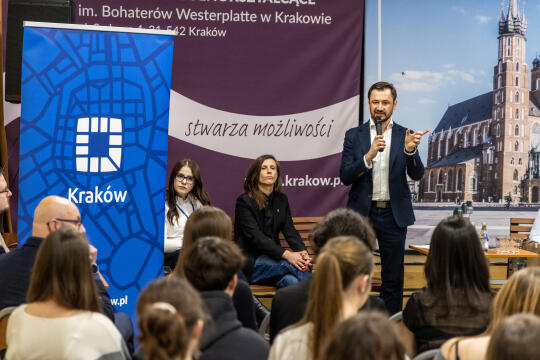 Ławka Dialogu, Miszalski, Sęk, Kracik, Klaman, spotkanie, Bronowice, Zdjęcia, foto,