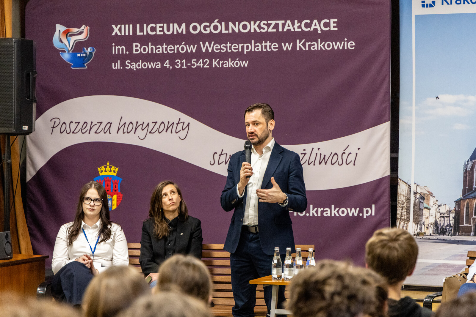 Ławka Dialogu, Miszalski, Sęk, Kracik, Klaman, spotkanie, Bronowice, Zdjęcia, foto,  Autor: B. Świerzowski