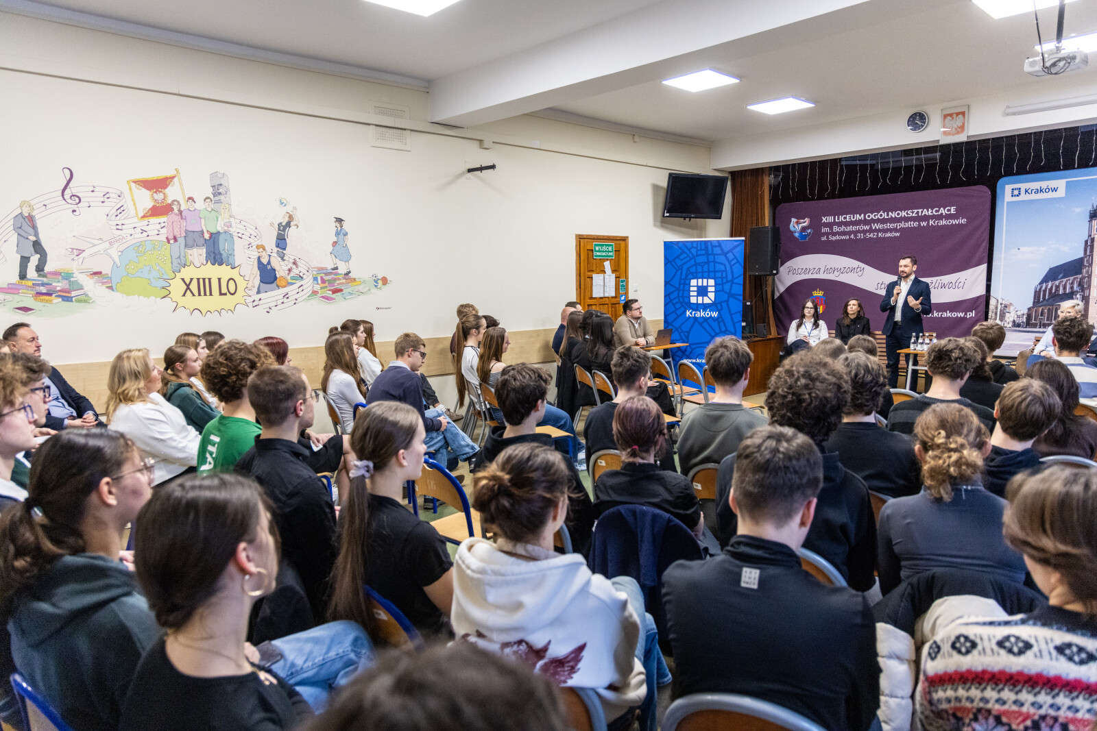 Ławka Dialogu, Miszalski, Sęk, Kracik, Klaman, spotkanie, Bronowice, Zdjęcia, foto,  Autor: B. Świerzowski