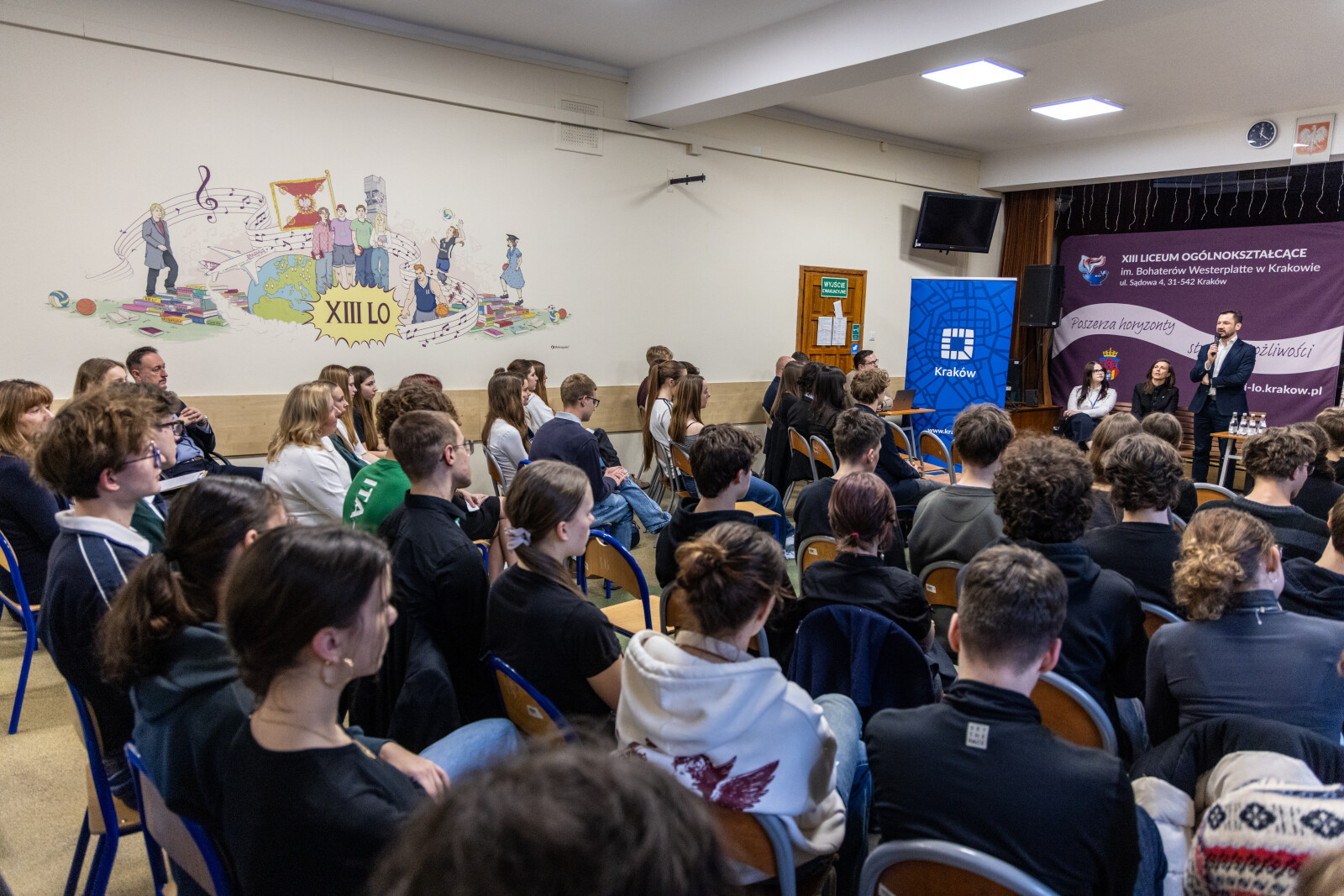 Ławka Dialogu, Miszalski, Sęk, Kracik, Klaman, spotkanie, Bronowice, Zdjęcia, foto,  Autor: B. Świerzowski