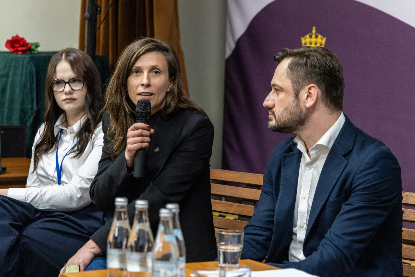 Ławka Dialogu, Miszalski, Sęk, Kracik, Klaman, spotkanie, Bronowice, Zdjęcia, foto,  Autor: B. Świerzowski