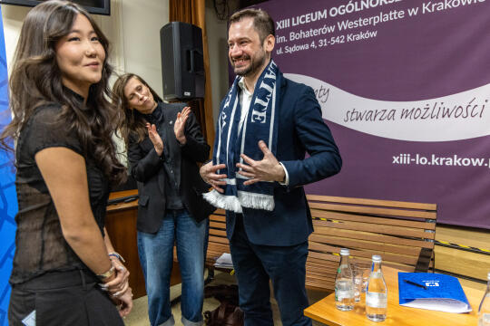 Ławka Dialogu, Miszalski, Sęk, Kracik, Klaman, spotkanie, Bronowice, Zdjęcia, foto,