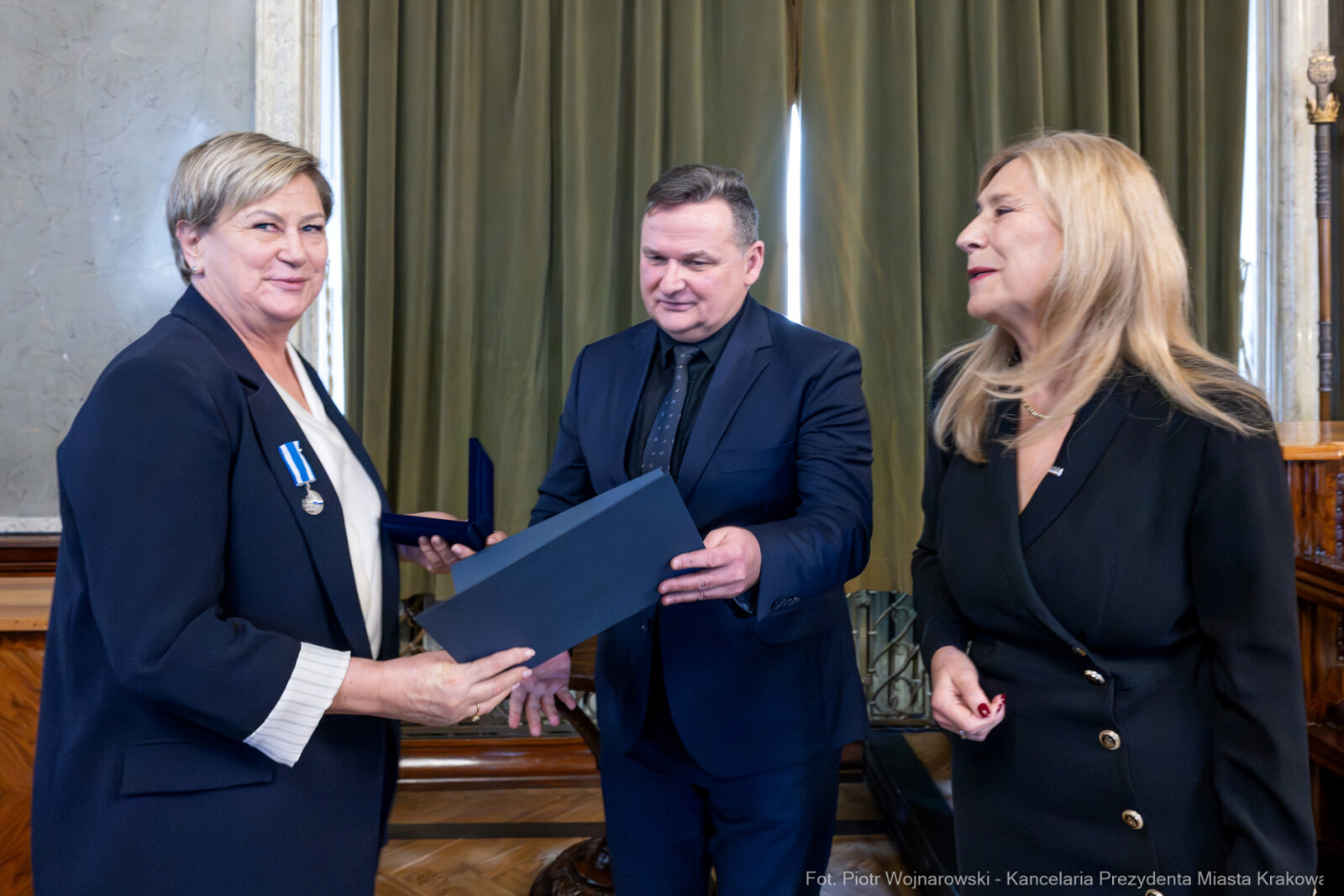 Miszalski, Małgorzata Okarmus, pożegnanie, Boryczko, zdjęcia  Autor: Piotr Wojnarowski