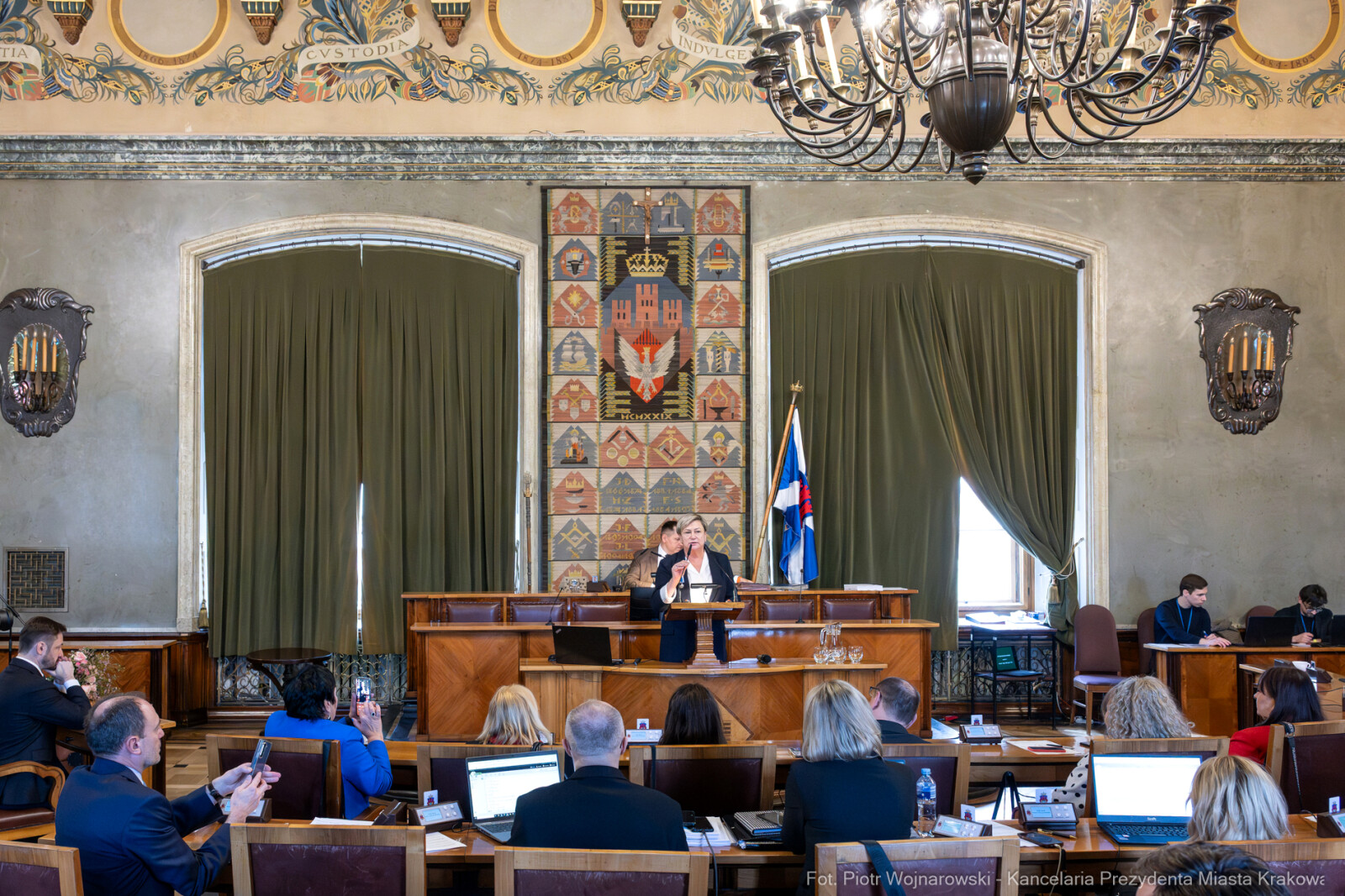 Miszalski, Małgorzata Okarmus, pożegnanie, Boryczko, zdjęcia  Autor: Piotr Wojnarowski