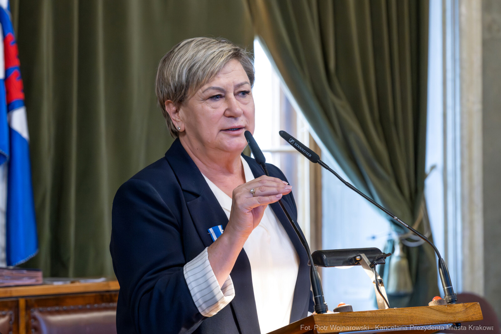 Miszalski, Małgorzata Okarmus, pożegnanie, Boryczko, zdjęcia  Autor: Piotr Wojnarowski