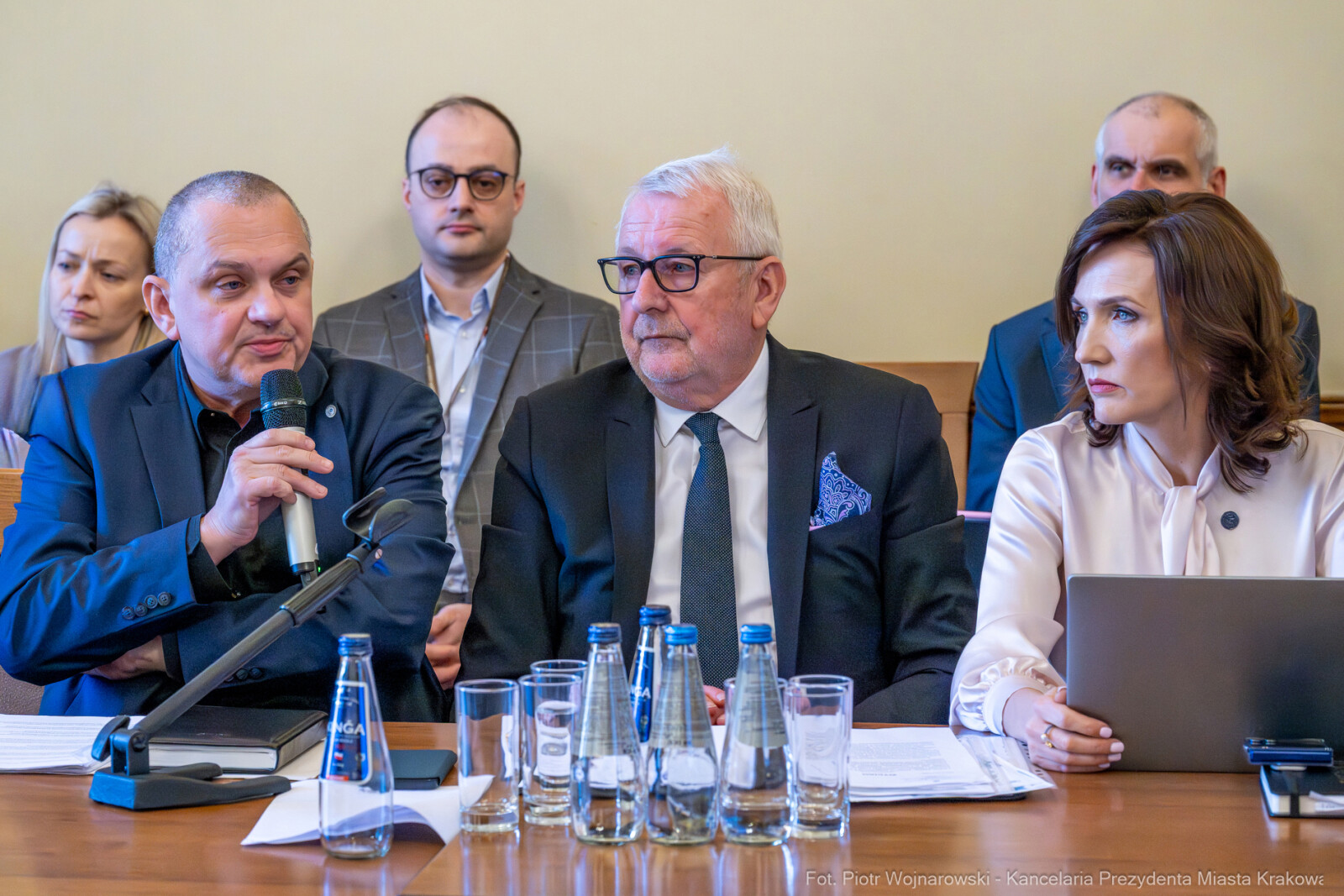 Miszalski, obrady, zespół parlamentarny, bezpieczeństwo medyków, Piątkowska, Fedorowicz, Bednar  Autor: Piotr Wojnarowski