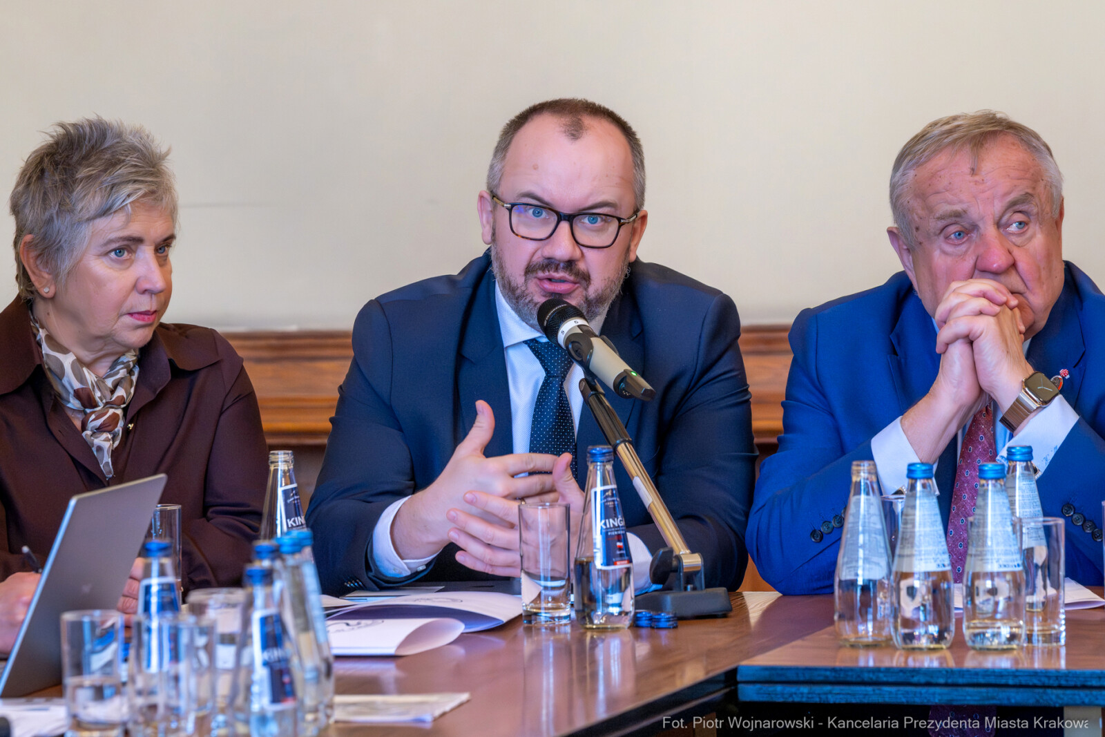 Miszalski, obrady, zespół parlamentarny, bezpieczeństwo medyków, Piątkowska, Fedorowicz, Bednar  Autor: Piotr Wojnarowski