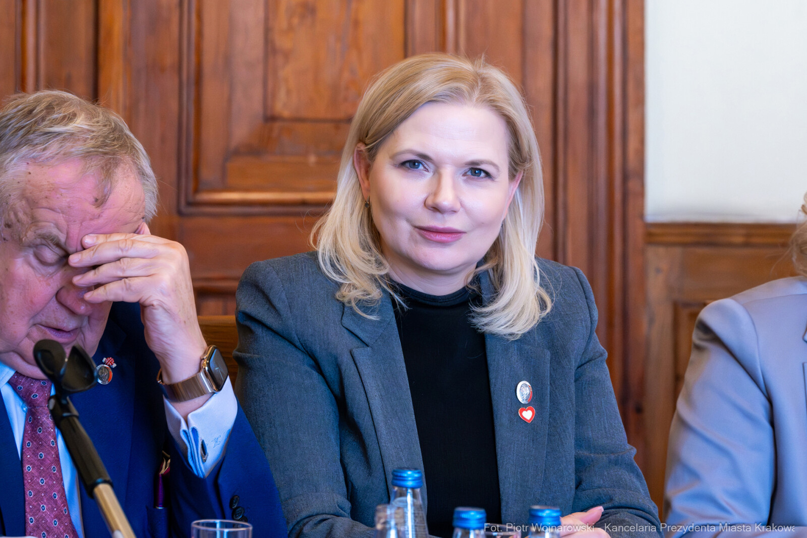 Miszalski, obrady, zespół parlamentarny, bezpieczeństwo medyków, Piątkowska, Fedorowicz, Bednar  Autor: Piotr Wojnarowski