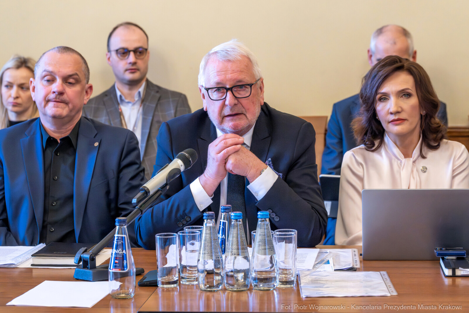 Miszalski, obrady, zespół parlamentarny, bezpieczeństwo medyków, Piątkowska, Fedorowicz, Bednar  Autor: Piotr Wojnarowski