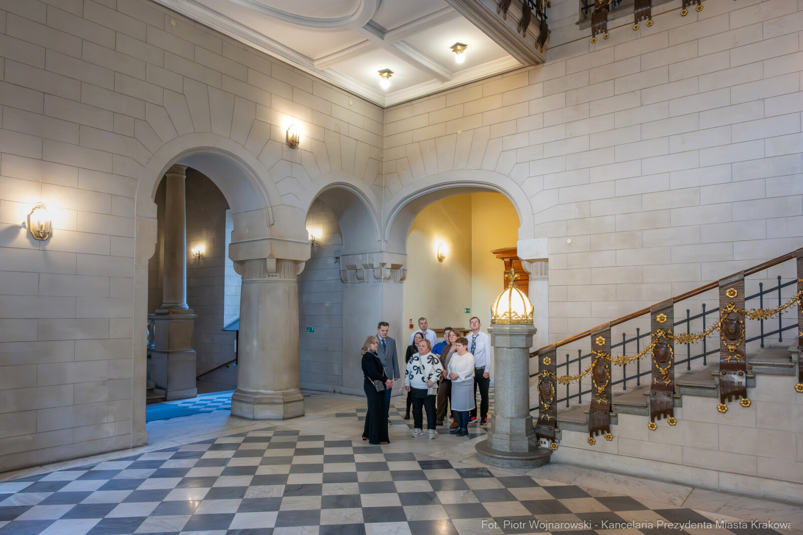 UMK_2598.jpg-Miszalski, DPS, wizyta, Urząd Miasta, zdjęcia  Autor: Piotr Wojnarowski