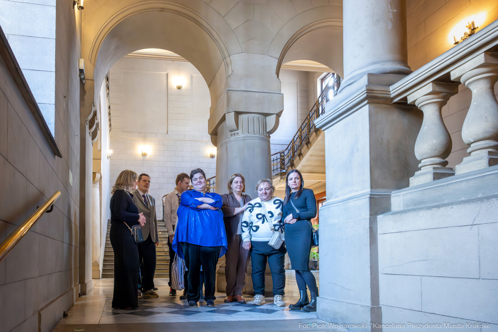 UMK_2652.jpg-Miszalski, DPS, wizyta, Urząd Miasta, zdjęcia  Autor: Piotr Wojnarowski