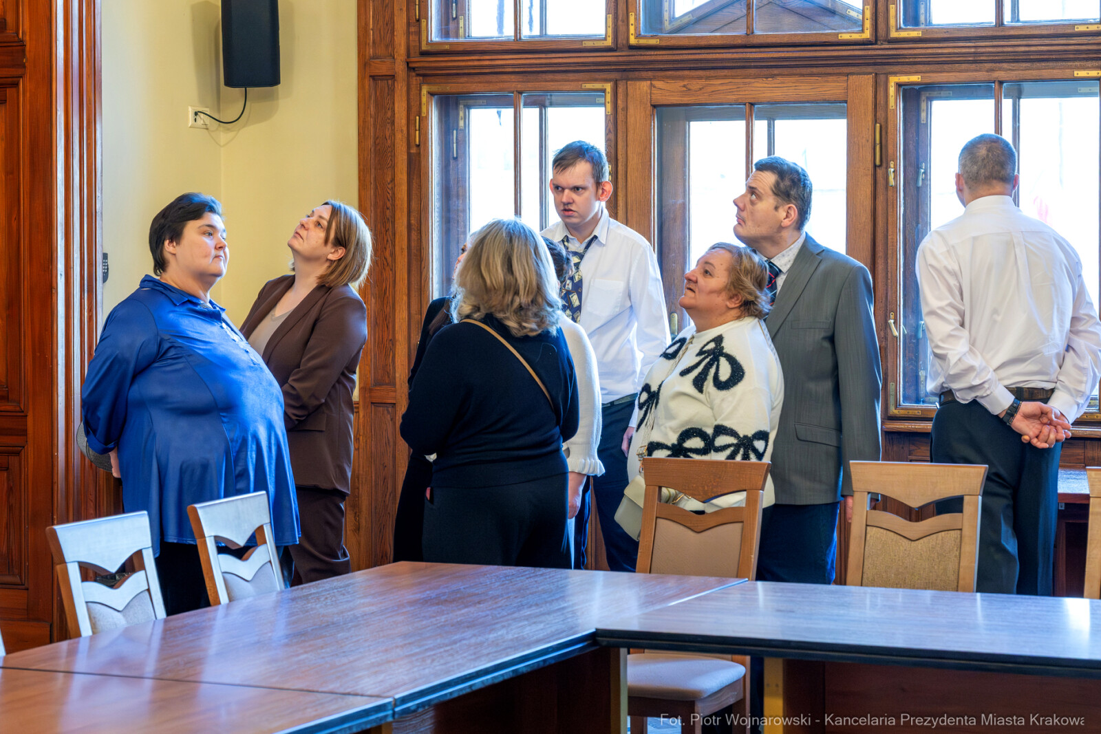 UMK_2657.jpg-Miszalski, DPS, wizyta, Urząd Miasta, zdjęcia  Autor: Piotr Wojnarowski