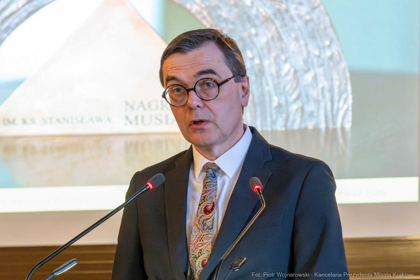 Kracik, Nagroda Musiała, wręczenie, UJ, Monika Adamczyk-Garbowska, Paweł Mazanka, zdjęcia  Autor: Piotr Wojnarowski