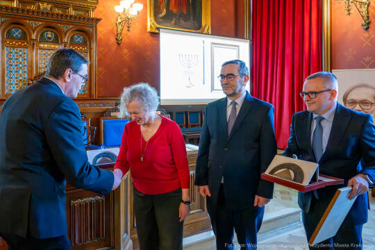 Kracik, Nagroda Musiała, wręczenie, UJ, Monika Adamczyk-Garbowska, Paweł Mazanka, zdjęcia