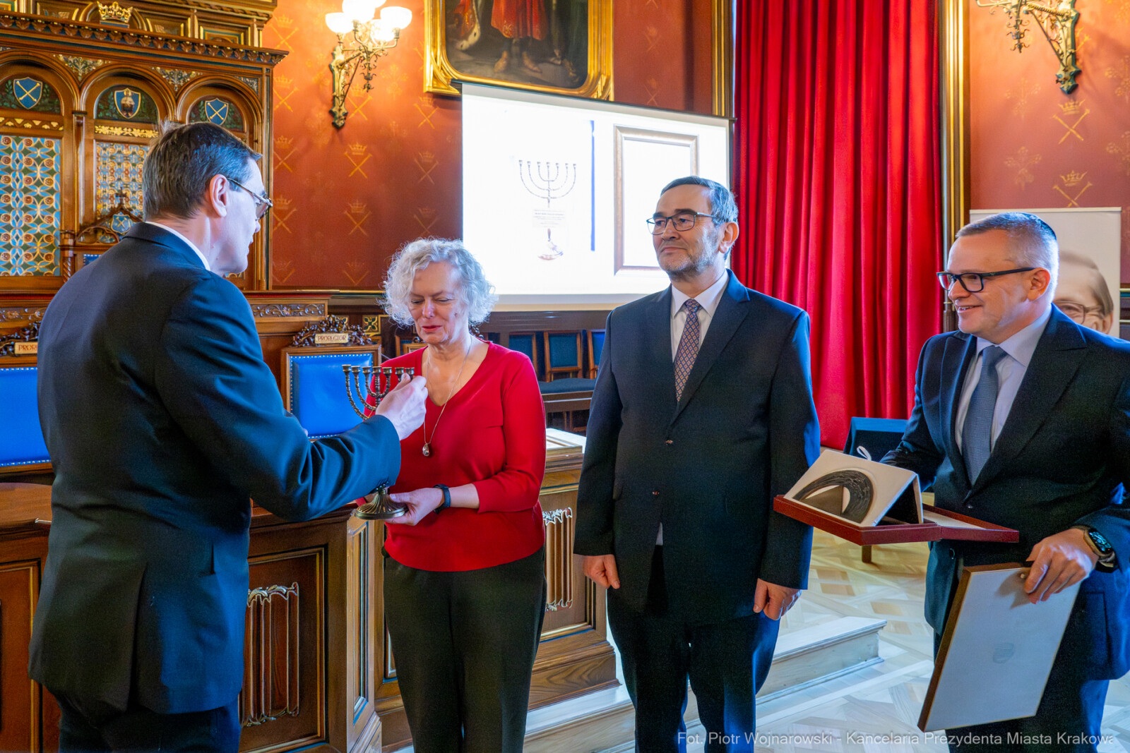 Kracik, Nagroda Musiała, wręczenie, UJ, Monika Adamczyk-Garbowska, Paweł Mazanka, zdjęcia  Autor: Piotr Wojnarowski