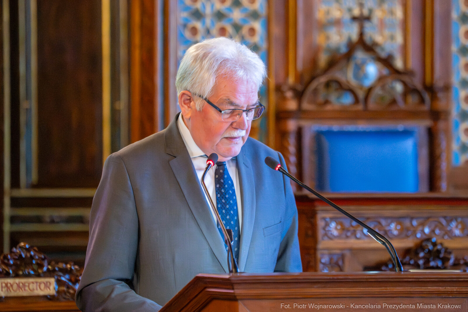 Kracik, Nagroda Musiała, wręczenie, UJ, Monika Adamczyk-Garbowska, Paweł Mazanka, zdjęcia  Autor: Piotr Wojnarowski