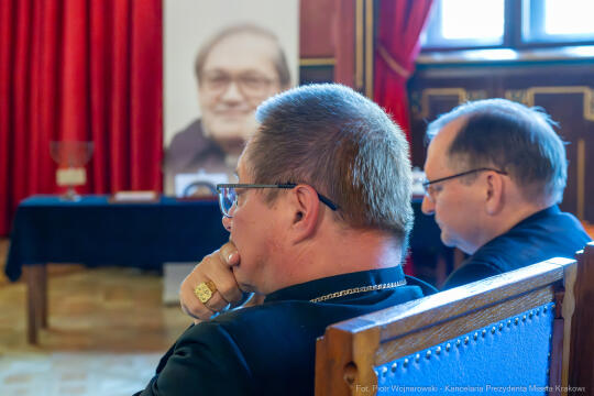 Kracik, Nagroda Musiała, wręczenie, UJ, Monika Adamczyk-Garbowska, Paweł Mazanka, zdjęcia