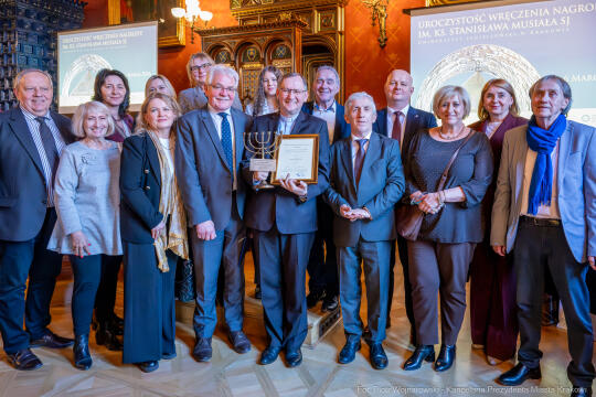 Kracik, Nagroda Musiała, wręczenie, UJ, Monika Adamczyk-Garbowska, Paweł Mazanka, zdjęcia