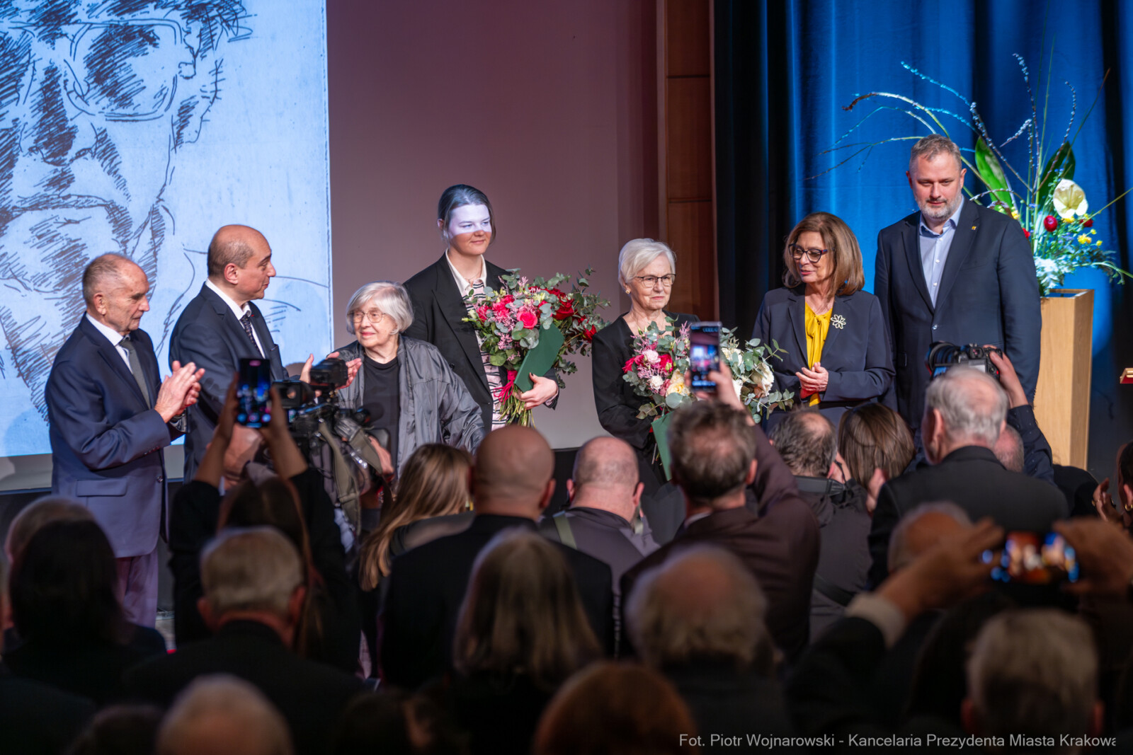 Rok Wajdy, Inauguracja, Manggha, Miszalski, Kidawa-Błońska, Cienkowska, Wałęsa  Autor: Piotr Wojnarowski