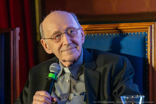 Miszalski, Heller, 90 lat, Honoris Gratia, wręczenie, UJ, uroczystość, zdjęcia