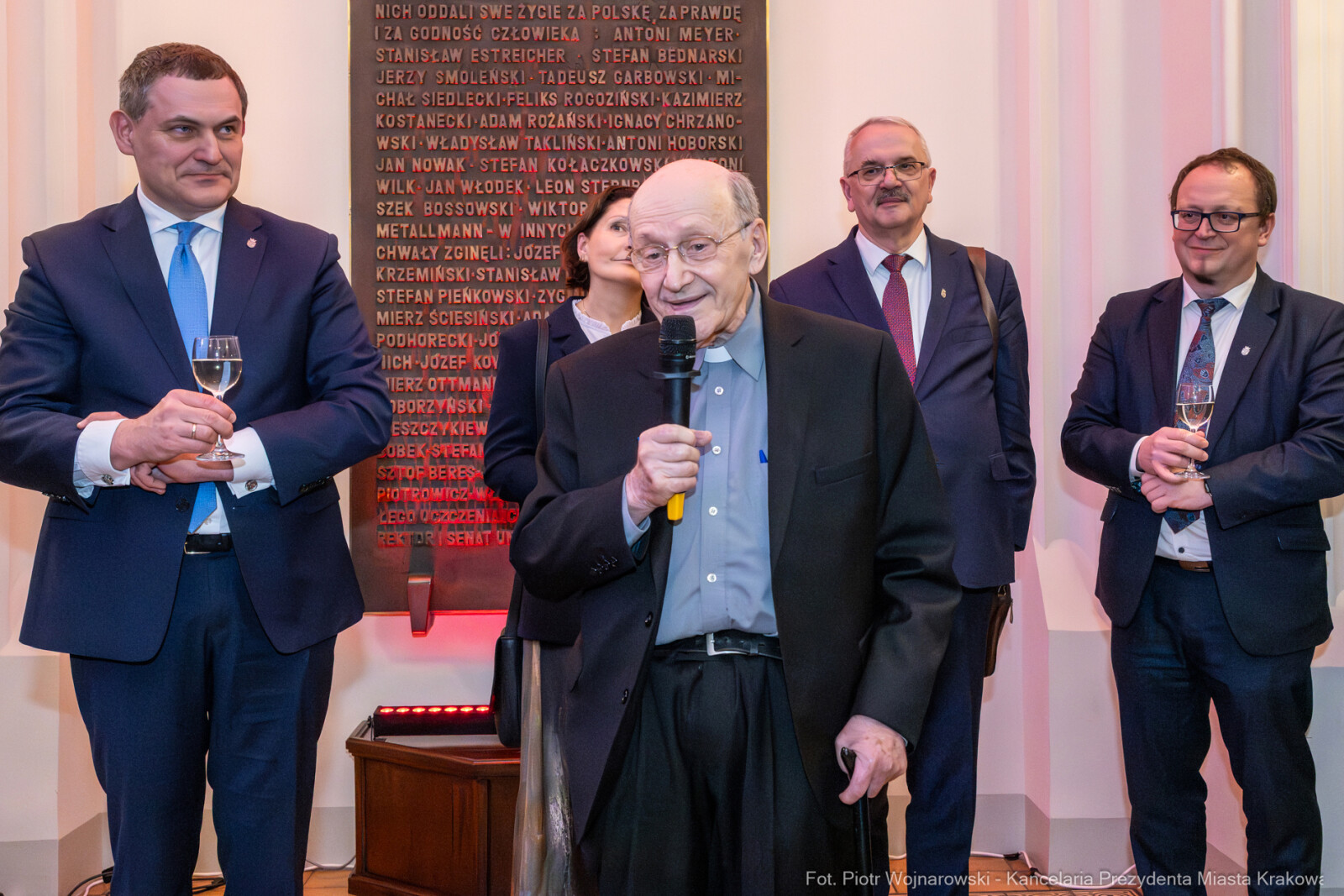 Miszalski, Heller, 90 lat, Honoris Gratia, wręczenie, UJ, uroczystość, zdjęcia  Autor: Piotr Wojnarowski