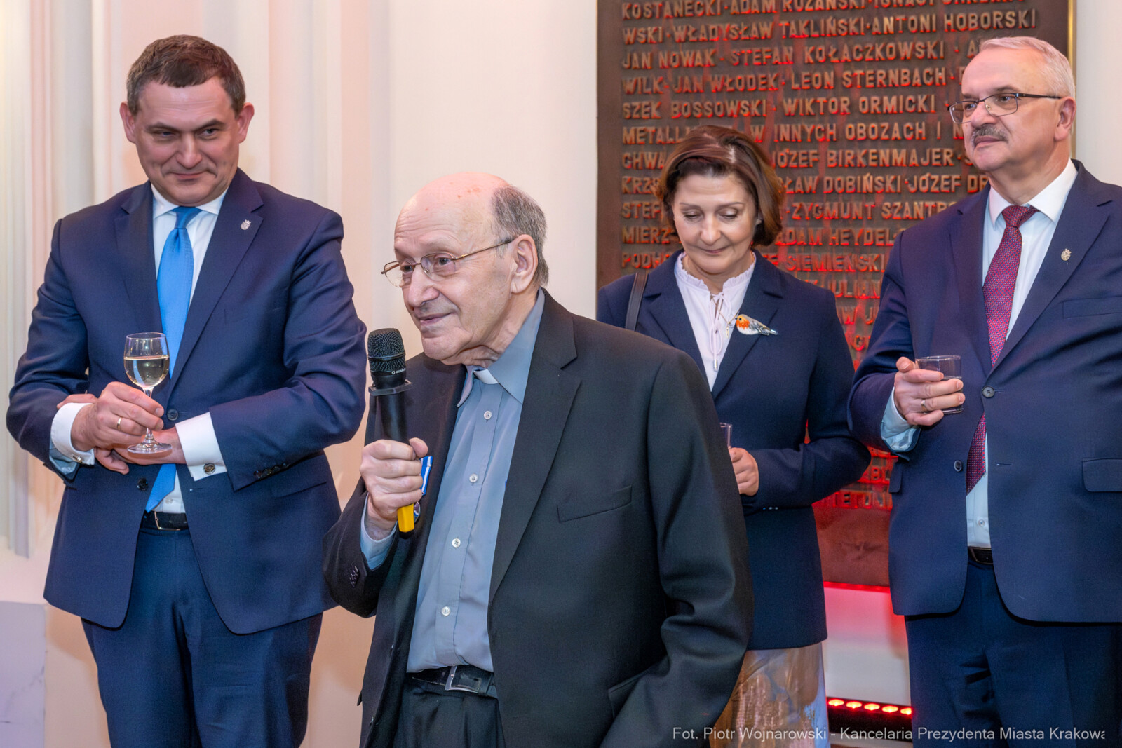 Miszalski, Heller, 90 lat, Honoris Gratia, wręczenie, UJ, uroczystość, zdjęcia  Autor: Piotr Wojnarowski
