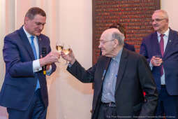 Miszalski, Heller, 90 lat, Honoris Gratia, wręczenie, UJ, uroczystość, zdjęcia