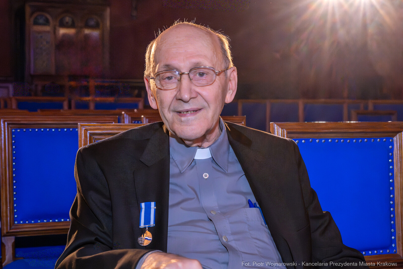 Miszalski, Heller, 90 lat, Honoris Gratia, wręczenie, UJ, uroczystość, zdjęcia  Autor: Piotr Wojnarowski