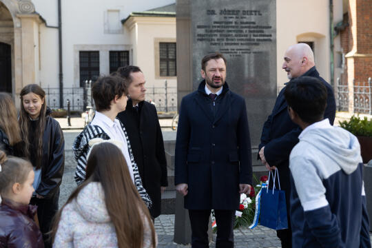 20260319-0S4A3160.jpg-Kwiaty, Pomnik Dietla, Miszalski, Kosek, Święto Miasta