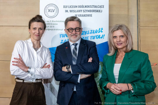 Miszalski, Klaman, Szymborska, nadanie imienia, XLV LO, Manggha, zdjęcia