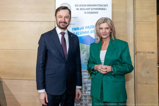 Miszalski, Klaman, Szymborska, nadanie imienia, XLV LO, Manggha, zdjęcia