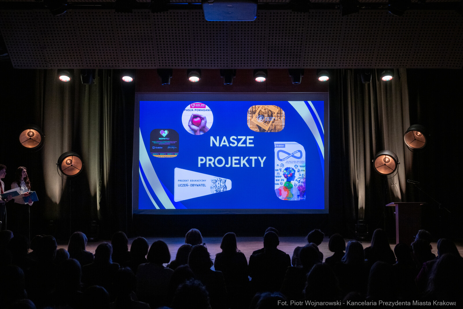 Miszalski, Klaman, Szymborska, nadanie imienia, XLV LO, Manggha, zdjęcia  Autor: Piotr Wojnarowski