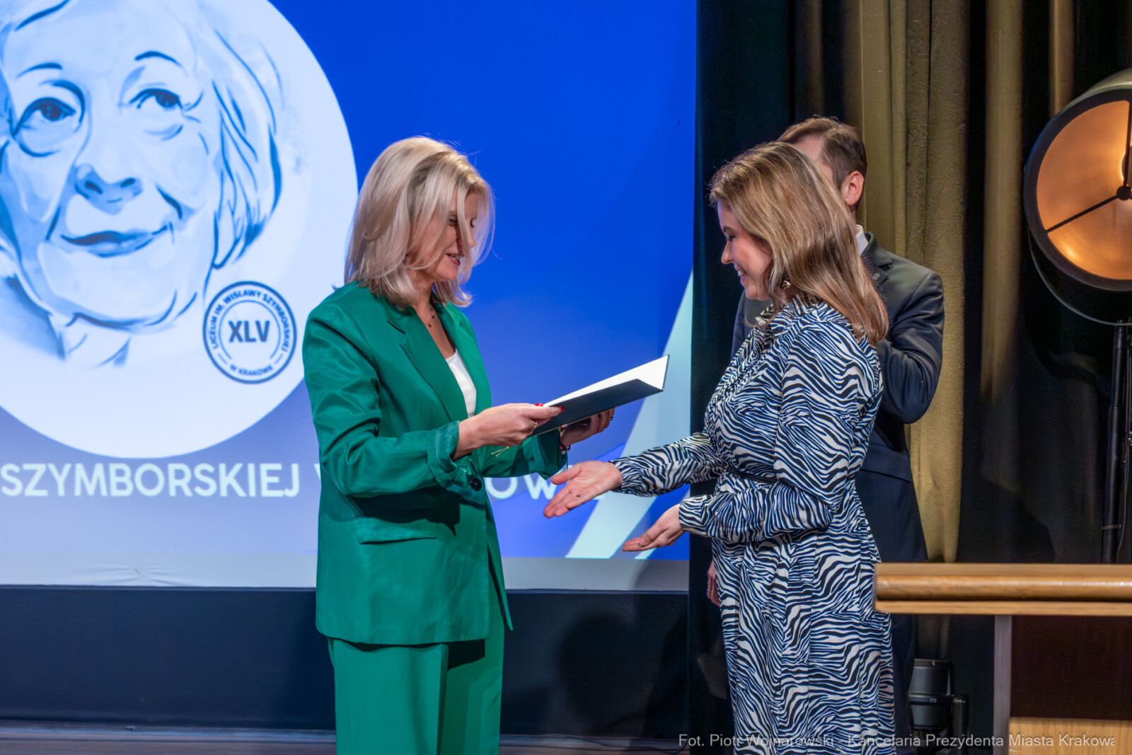 Miszalski, Klaman, Szymborska, nadanie imienia, XLV LO, Manggha, zdjęcia  Autor: Piotr Wojnarowski