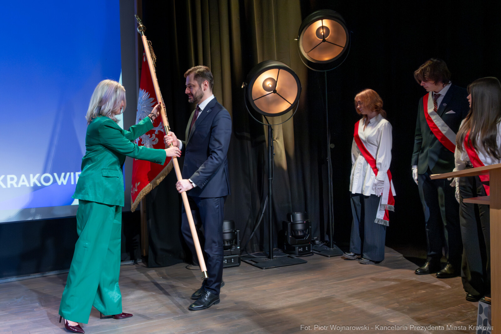 Miszalski, Klaman, Szymborska, nadanie imienia, XLV LO, Manggha, zdjęcia  Autor: Piotr Wojnarowski