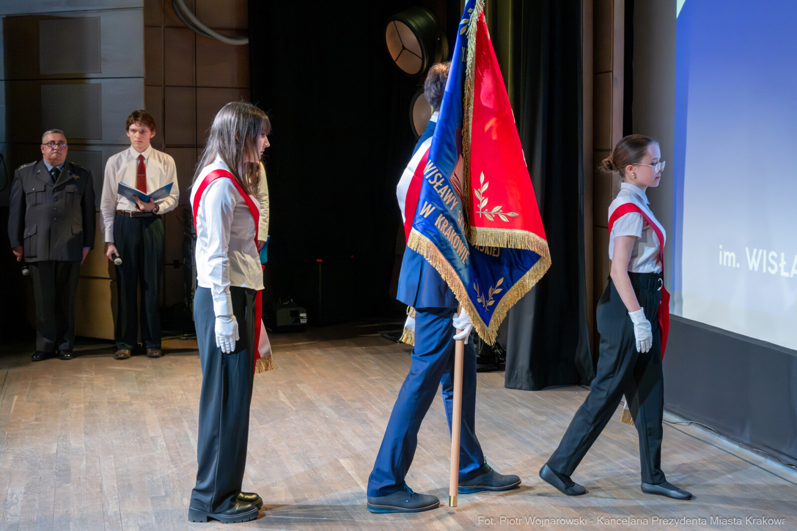 Miszalski, Klaman, Szymborska, nadanie imienia, XLV LO, Manggha, zdjęcia  Autor: Piotr Wojnarowski