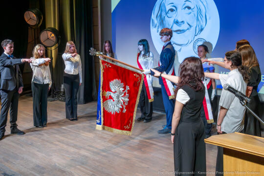 Miszalski, Klaman, Szymborska, nadanie imienia, XLV LO, Manggha, zdjęcia