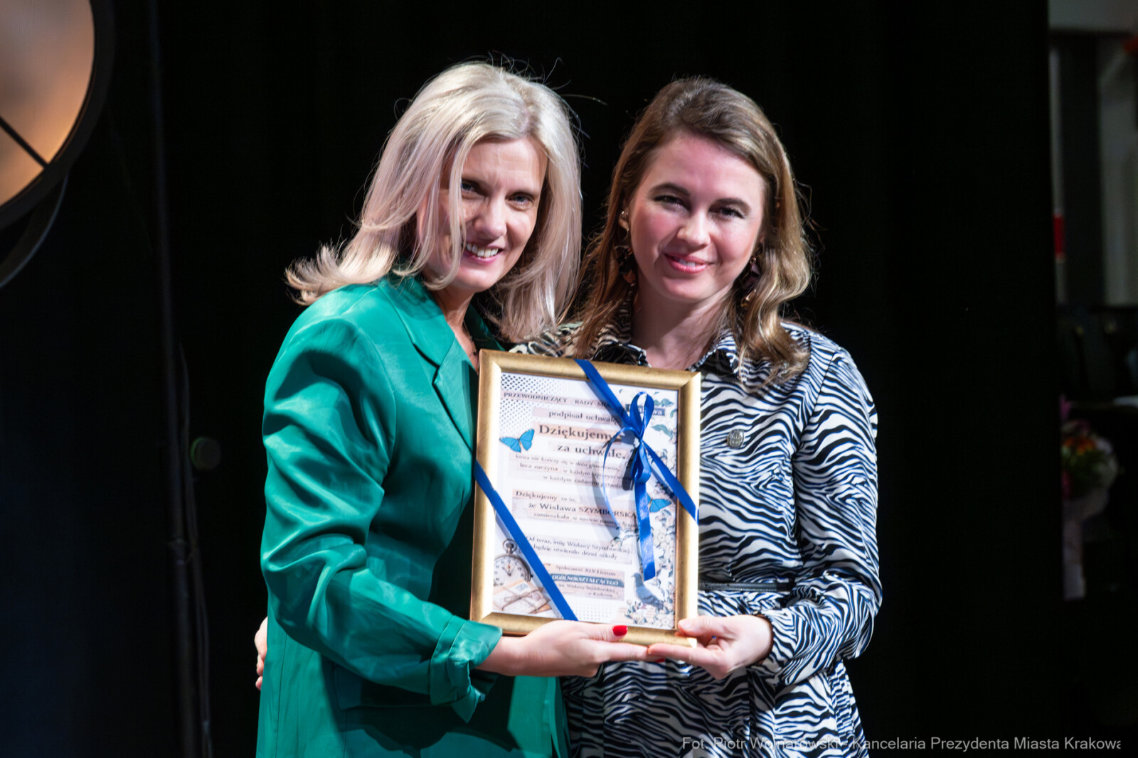 Miszalski, Klaman, Szymborska, nadanie imienia, XLV LO, Manggha, zdjęcia  Autor: Piotr Wojnarowski