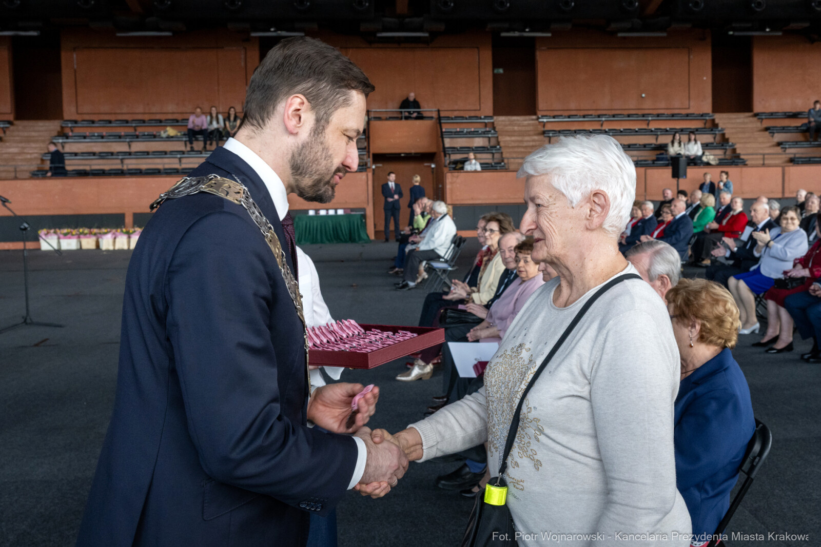 Miszalski, medale, seniorzy, Długoletnie Pożycie Małżeńskie, zdjęcia  Autor: Piotr Wojnarowski