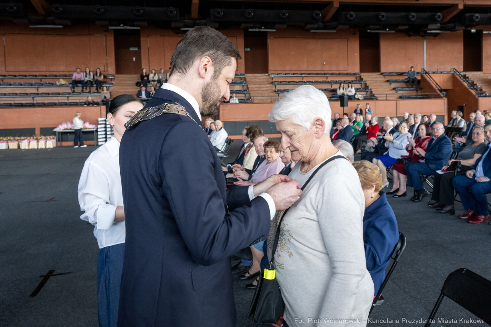 Miszalski, medale, seniorzy, Długoletnie Pożycie Małżeńskie, zdjęcia  Autor: Piotr Wojnarowski